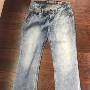 BKE Derek Straight washed out size 33L jeans